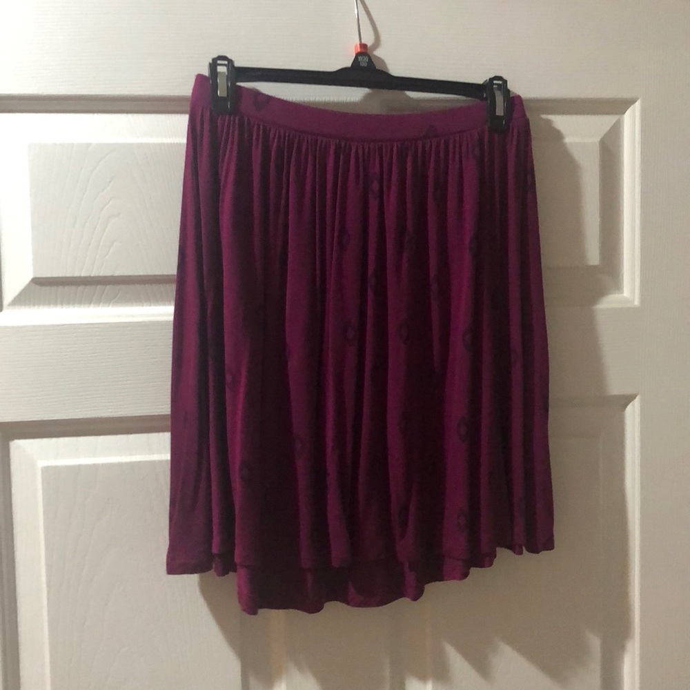 Purple skirt